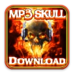 mp3 skull downloader music android application logo